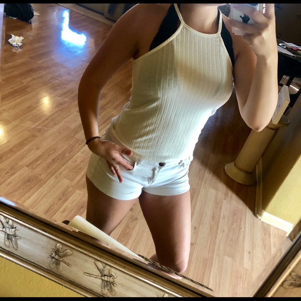off white halter